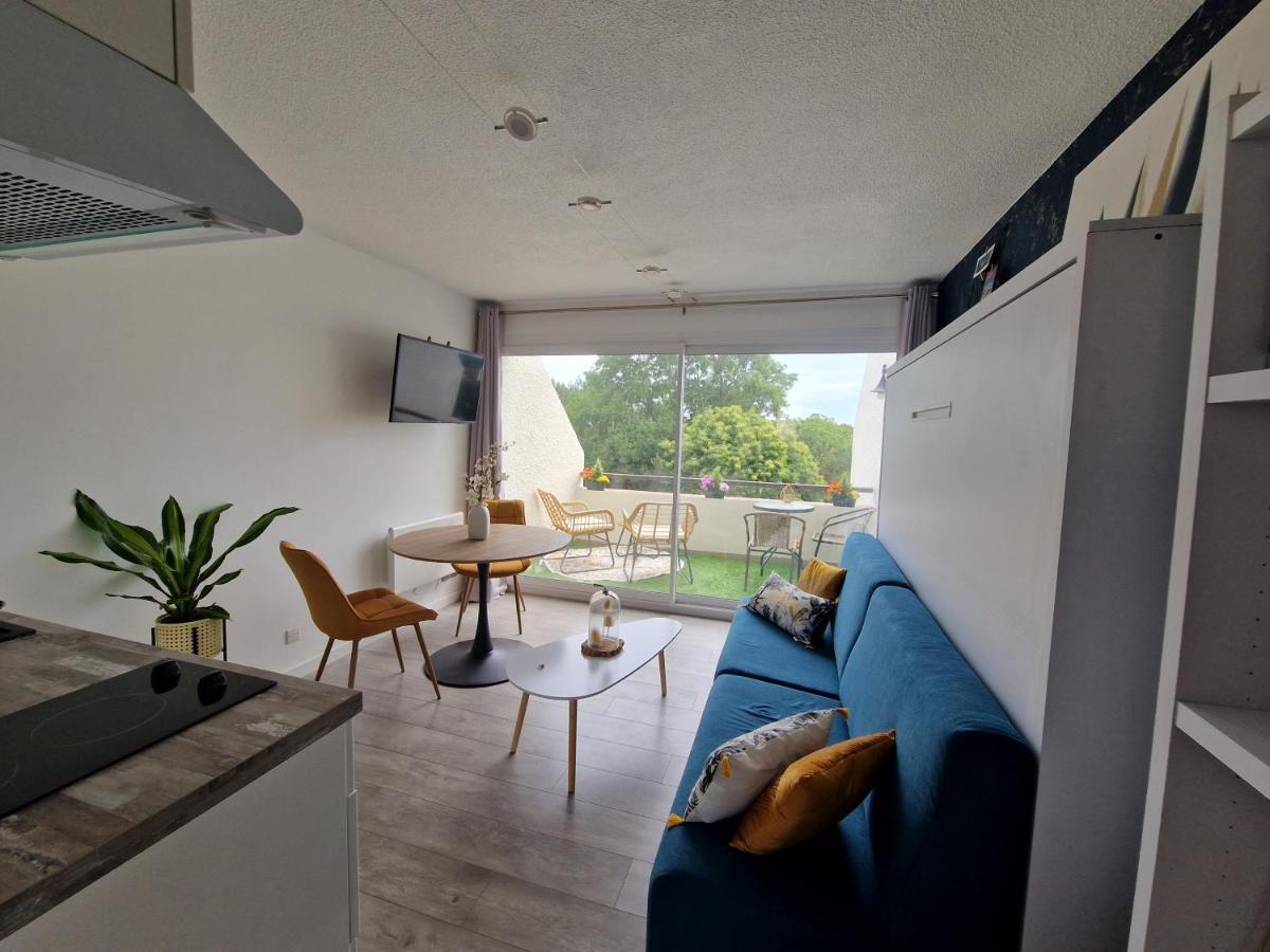 Guidel-Plages Studio Lumineux Balcon Vue Mer & Piscine المظهر الخارجي الصورة